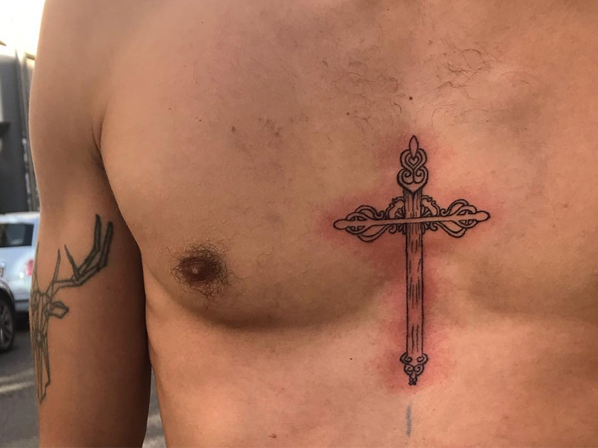 Billede af Emily's tatoveringer